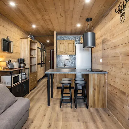 Daire Stylish Apt, Alpine Nest With Panoramic Vt Views, Sleeps 4 - Les Hauts De La Vanoise Val Thorens