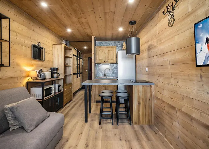 Apartment Stylish Alpine Nest With Panoramic Vt Views Val Thorens