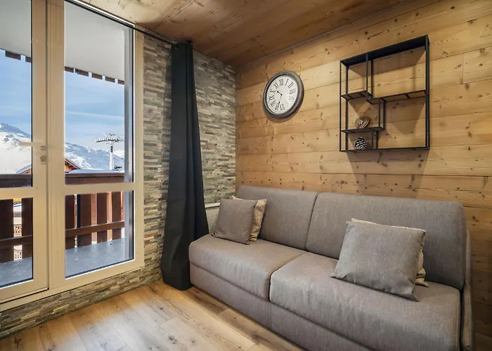 Stylish Apt, Alpine Nest With Panoramic Vt Views, Sleeps 4 - Les Hauts De La Vanoise Daire Val Thorens